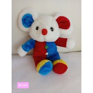 Vintage Mouse Múltiples Colors,  Plus Stuffed Animal Toy  13" Inc